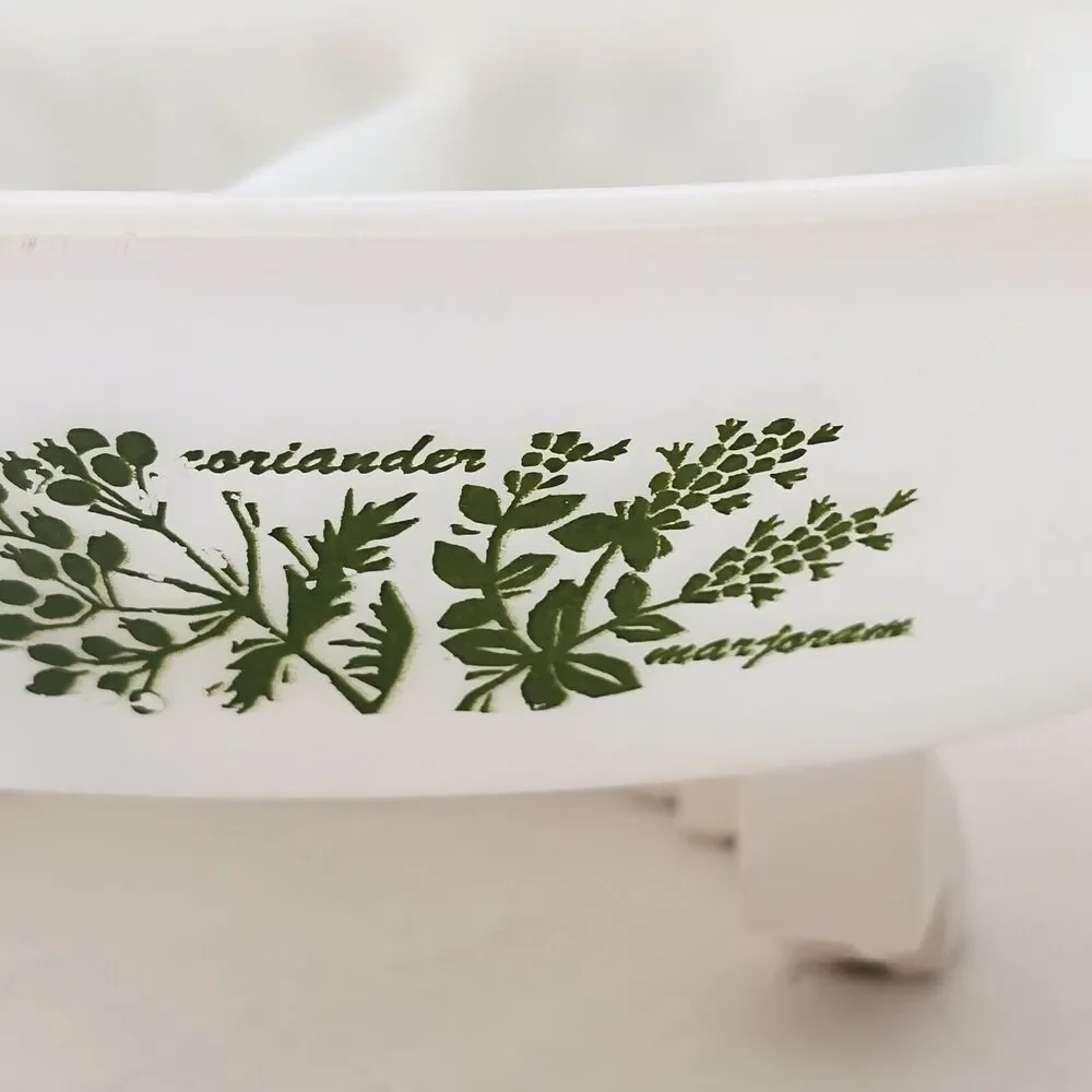 Glasbake milk glass